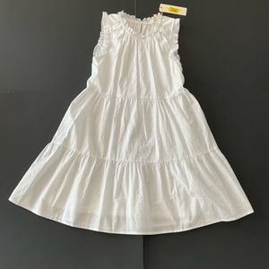 Kids Copper key white dress